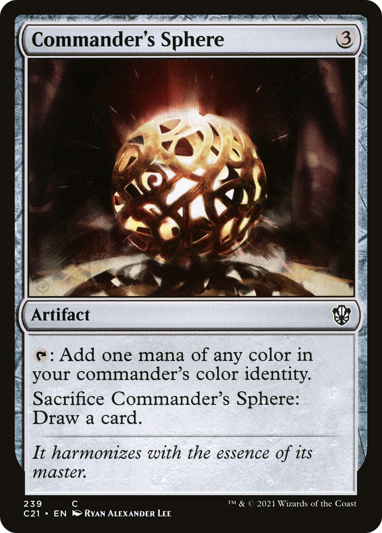 Commander's Sphere [Commander 2021] | Grognard Games