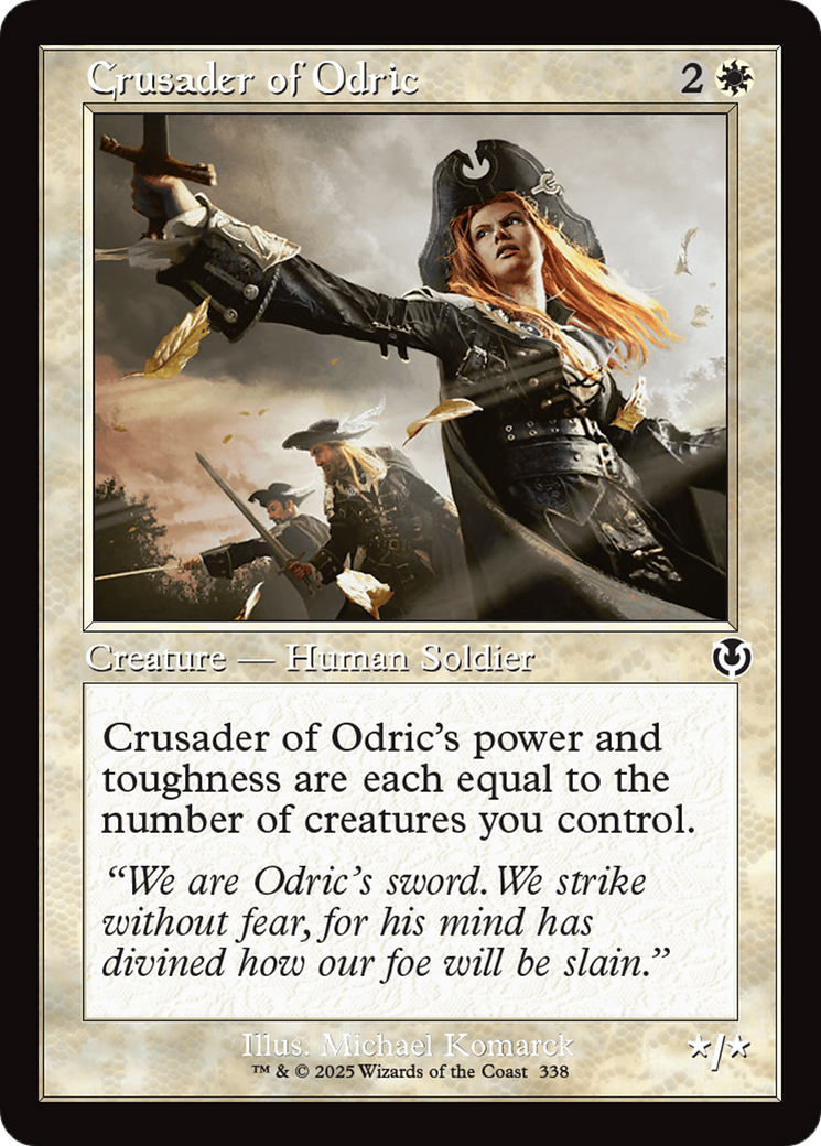 Crusader of Odric (Retro Frame) [Innistrad Remastered] | Grognard Games
