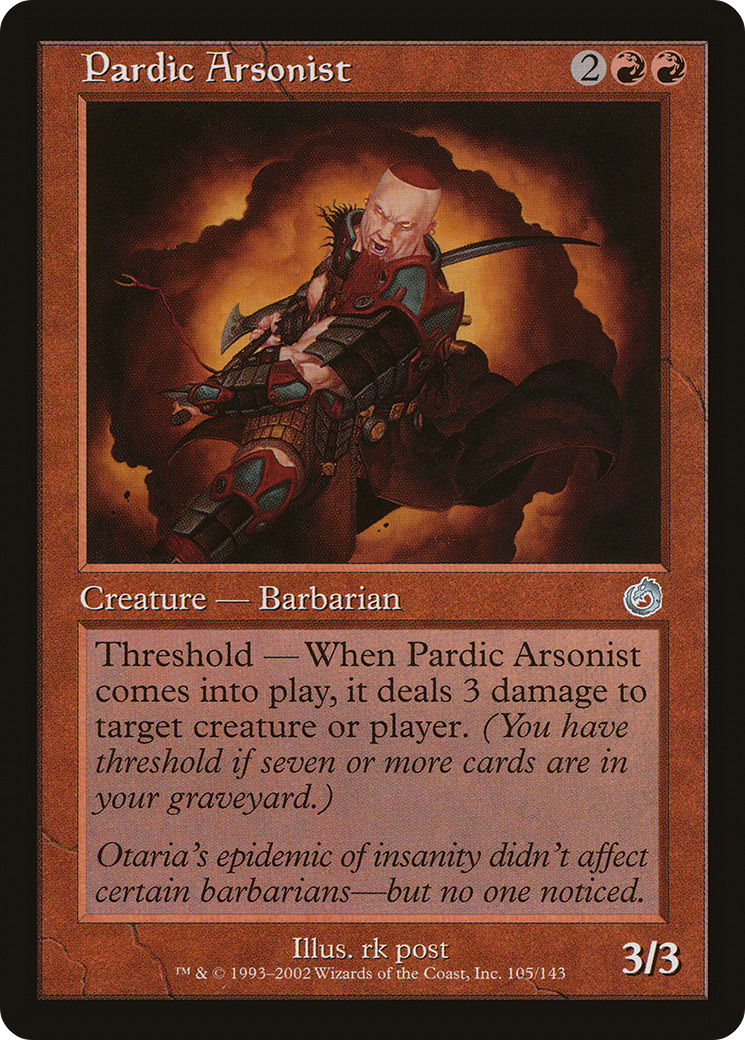 Pardic Arsonist [Torment] | Grognard Games