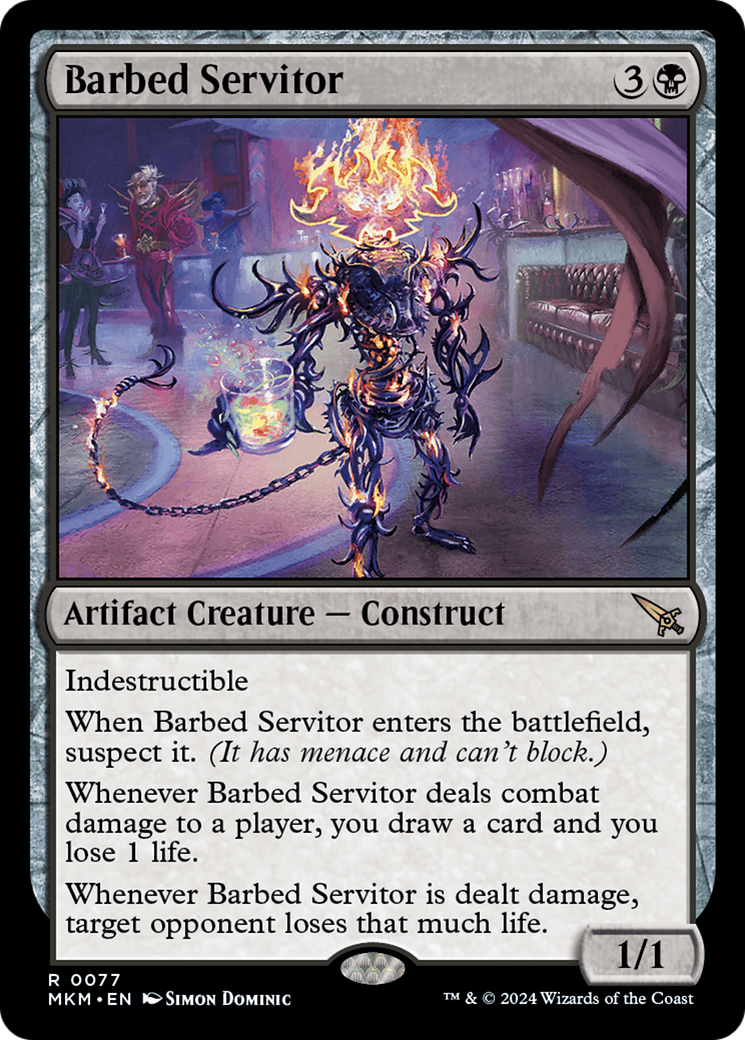 Barbed Servitor [Murders at Karlov Manor] | Grognard Games