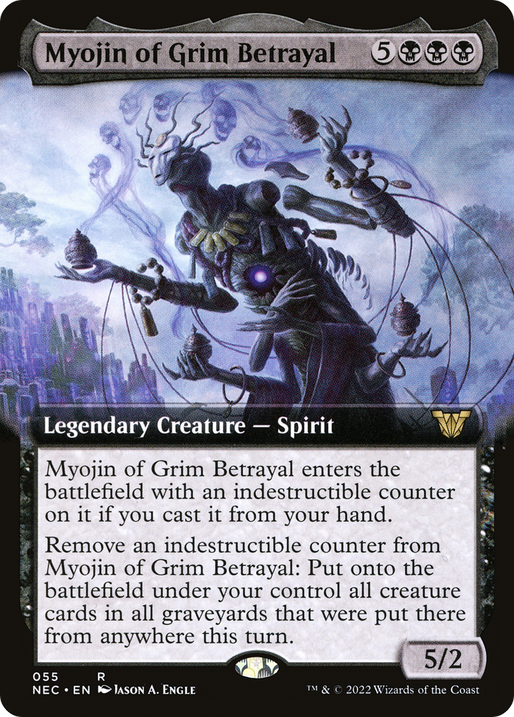 Myojin of Grim Betrayal (Extended) [Kamigawa: Neon Dynasty Commander] | Grognard Games