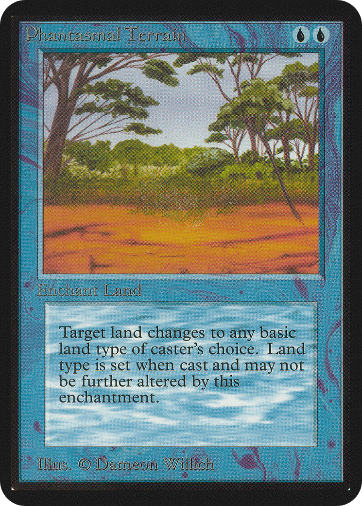 Phantasmal Terrain [Limited Edition Alpha] | Grognard Games