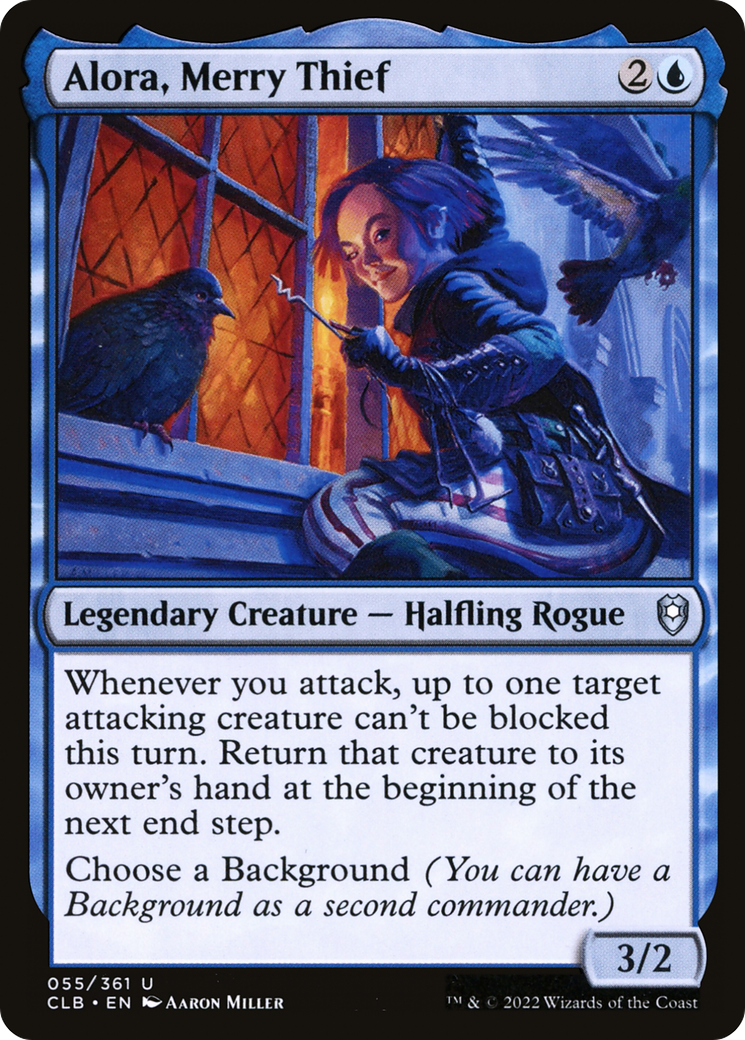 Alora, Merry Thief [Commander Legends: Battle for Baldur's Gate] | Grognard Games