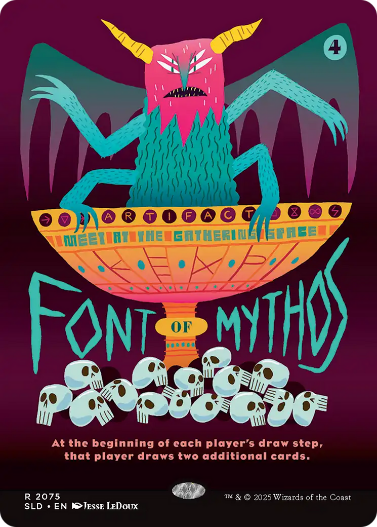 Font of Mythos (Rainbow Foil) [Secret Lair Drop Series] | Grognard Games