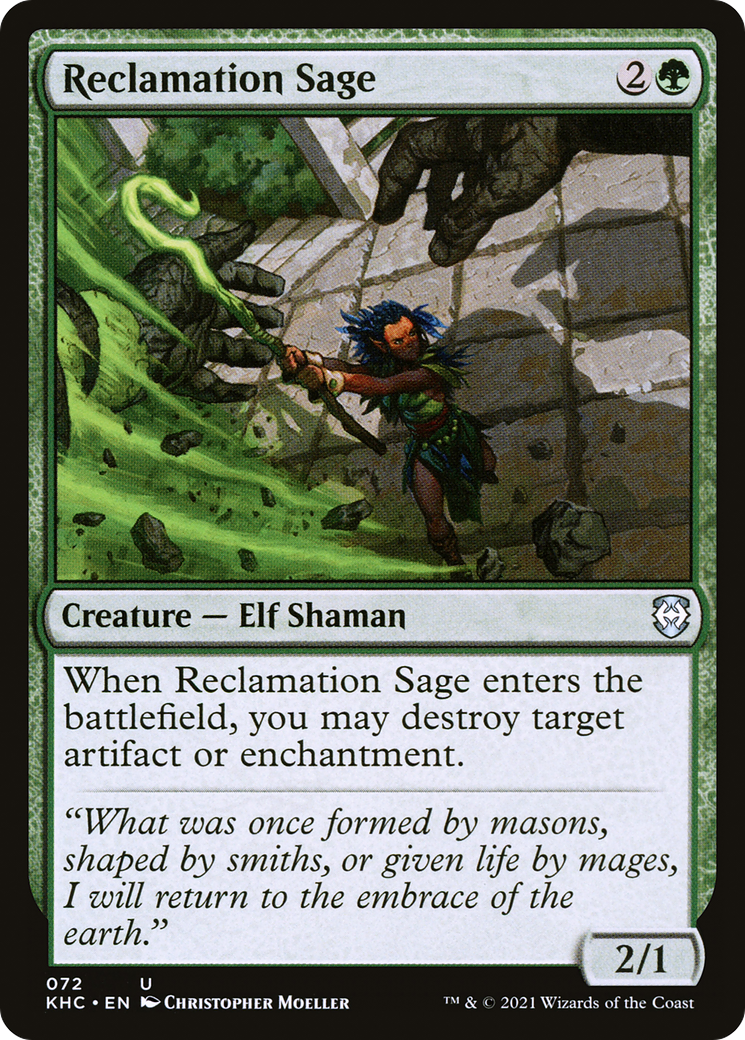 Reclamation Sage [Kaldheim Commander] | Grognard Games
