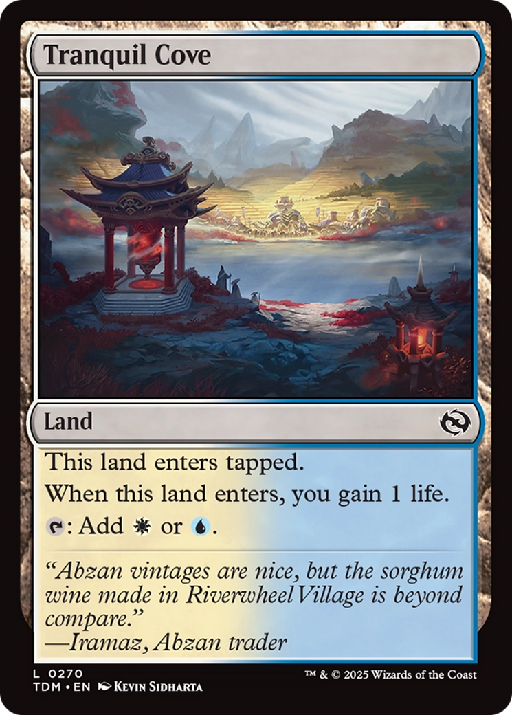 Tranquil Cove [Tarkir: Dragonstorm] | Grognard Games