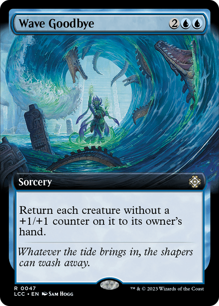 Wave Goodbye (Extended Art) [The Lost Caverns of Ixalan Commander] | Grognard Games