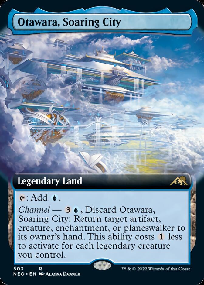 Otawara, Soaring City (Extended Art) [Kamigawa: Neon Dynasty] | Grognard Games