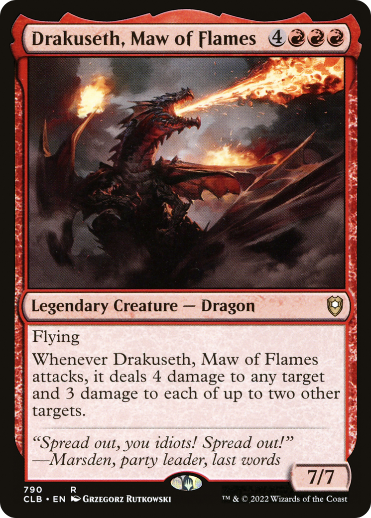 Drakuseth, Maw of Flames [Commander Legends: Battle for Baldur's Gate] | Grognard Games