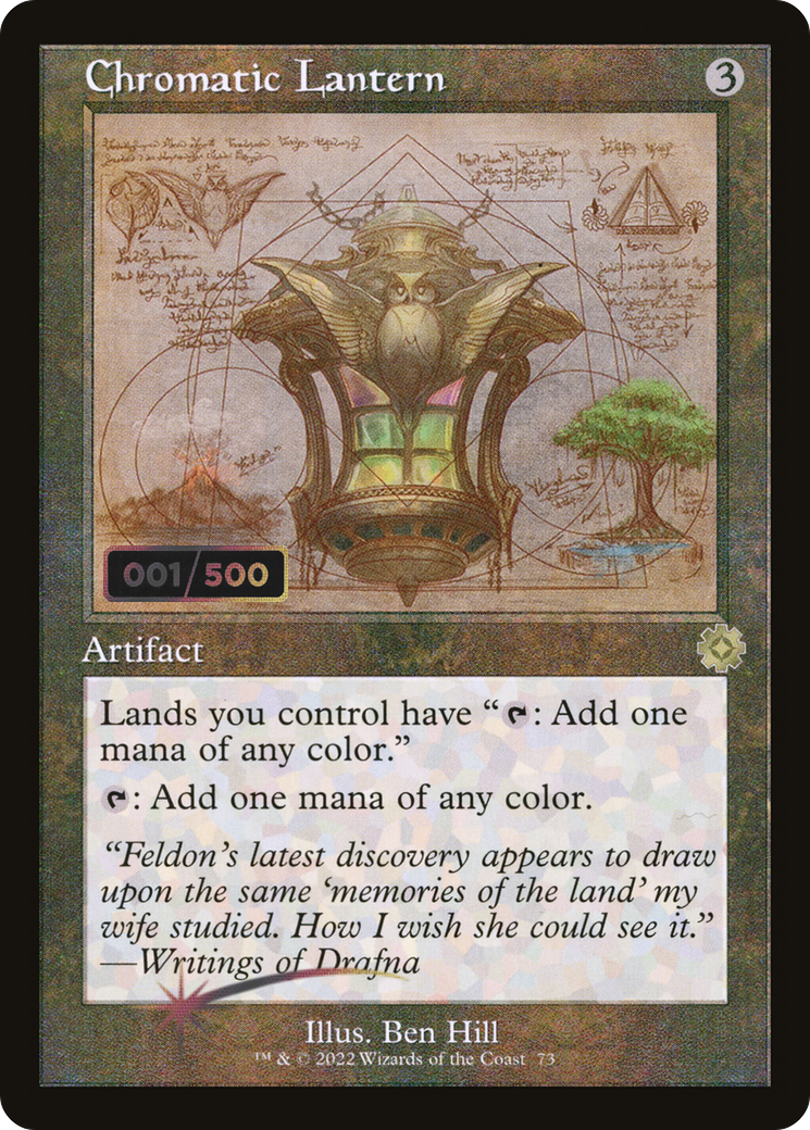 Chromatic Lantern (Retro Schematic) (Serial Numbered) [The Brothers' War Retro Artifacts] | Grognard Games