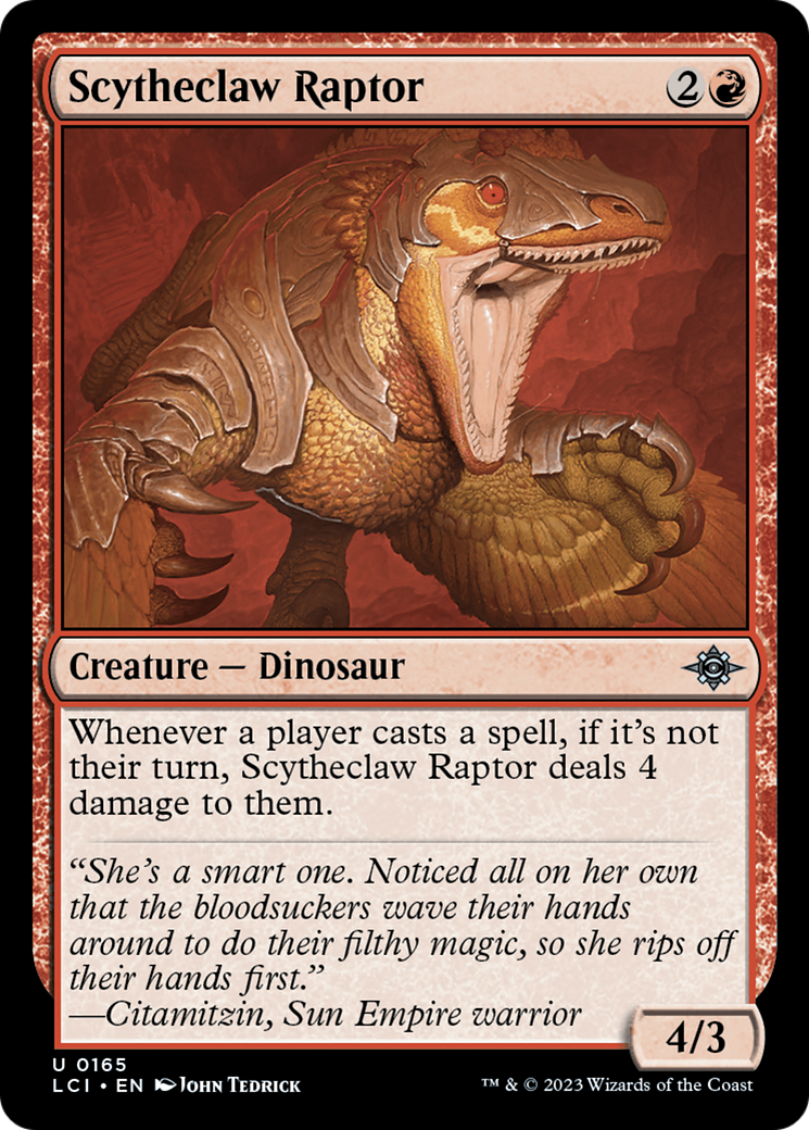 Scytheclaw Raptor [The Lost Caverns of Ixalan] | Grognard Games