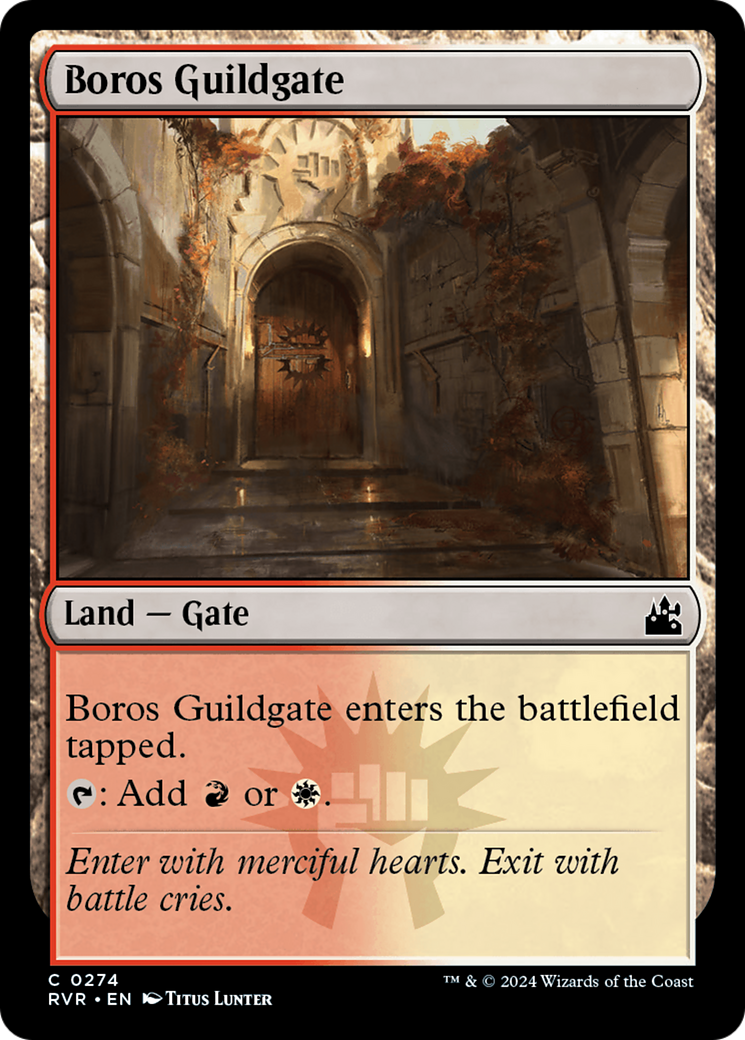 Boros Guildgate [Ravnica Remastered] | Grognard Games