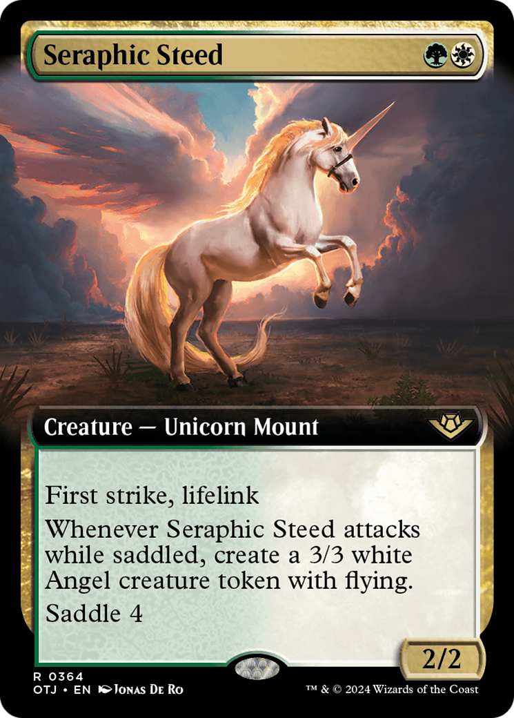 Seraphic Steed (Extended Art) [Outlaws of Thunder Junction] | Grognard Games