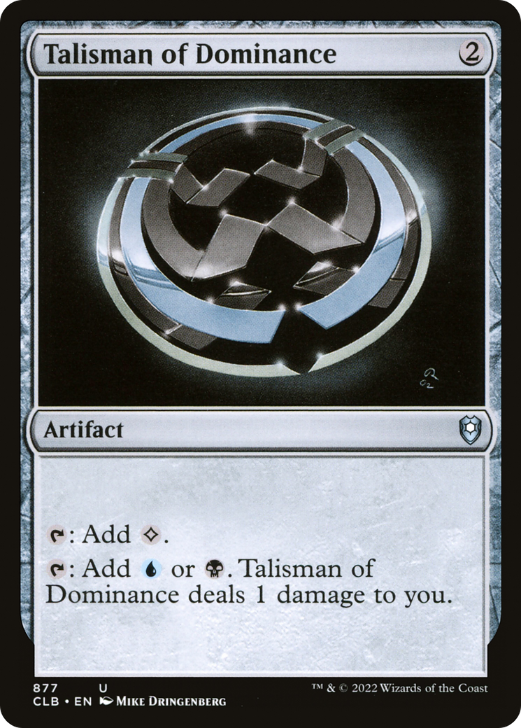 Talisman of Dominance [Commander Legends: Battle for Baldur's Gate] | Grognard Games