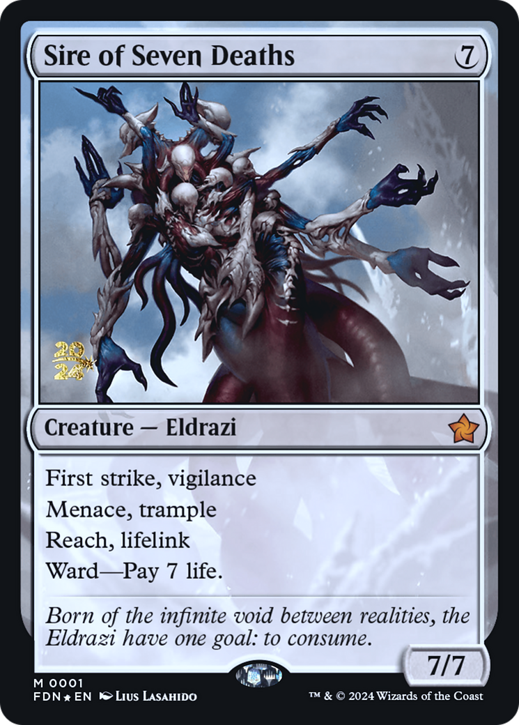 Sire of Seven Deaths [Foundations Prerelease Promos] | Grognard Games