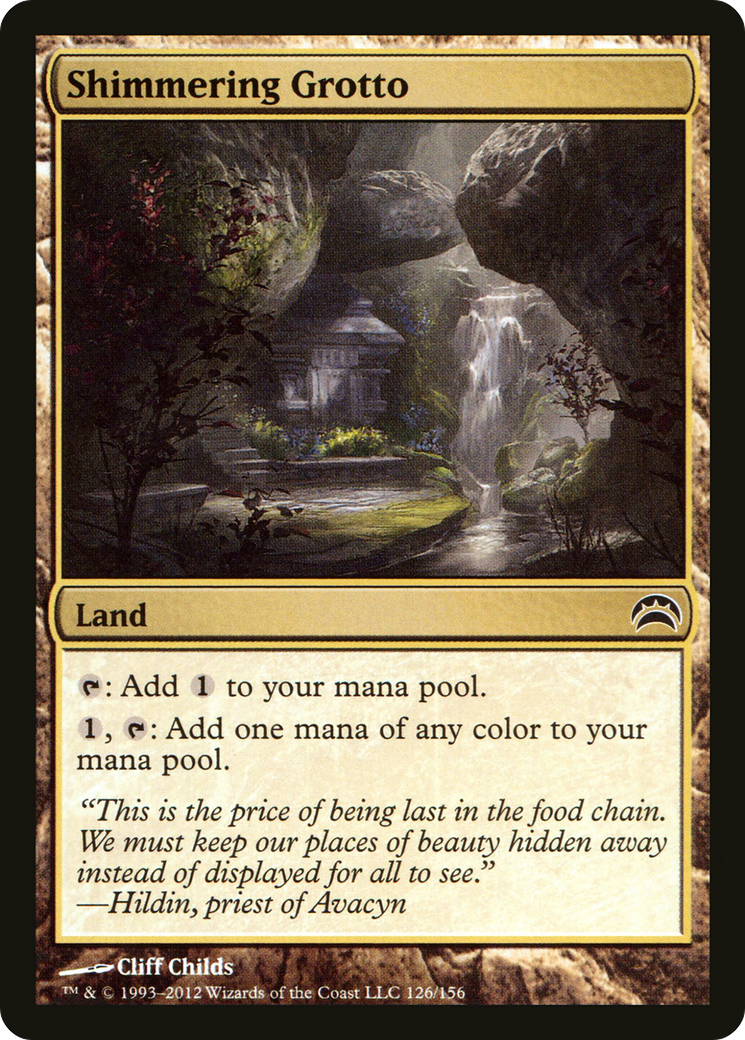 Shimmering Grotto (PC2-126) - Planechase 2012 Foil | Grognard Games