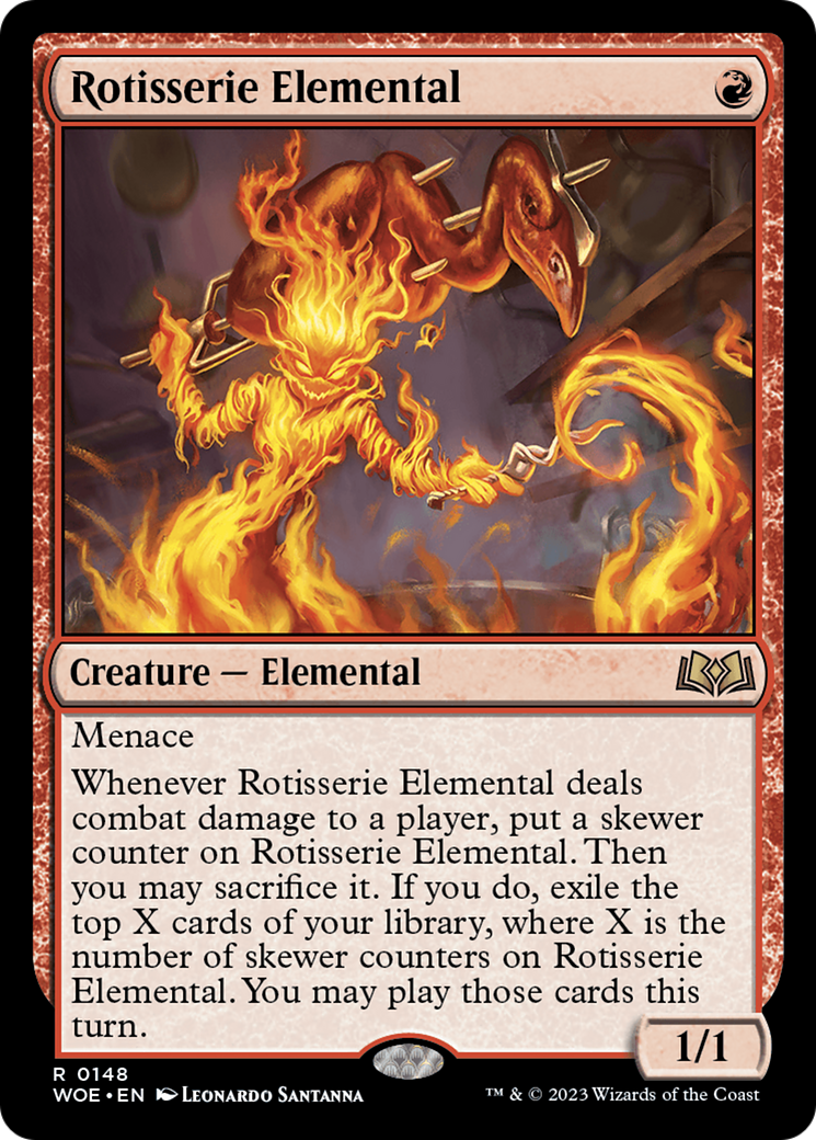 Rotisserie Elemental [Wilds of Eldraine] | Grognard Games