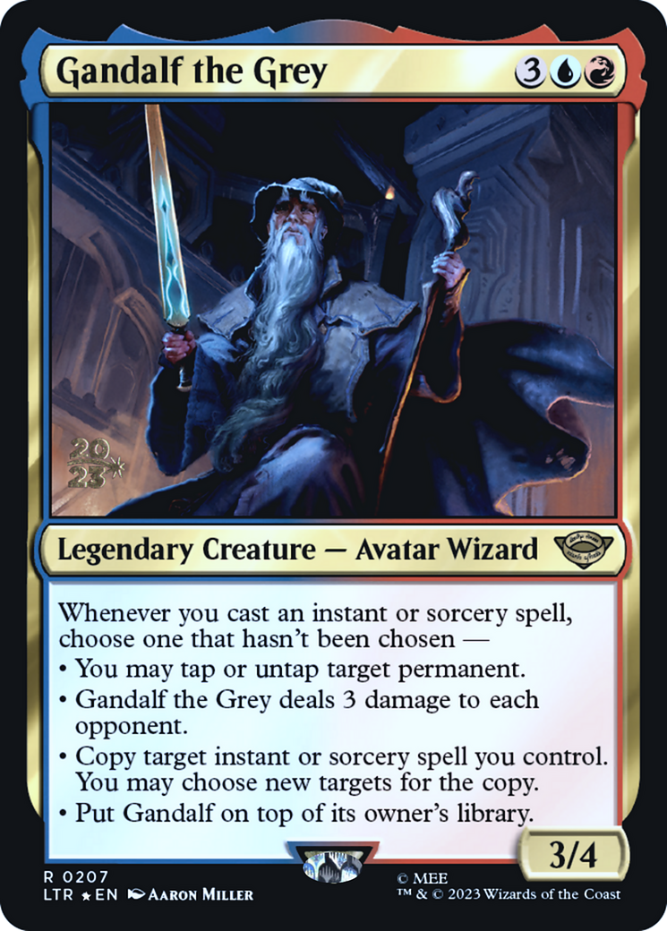 Gandalf the Grey [The Lord of the Rings: Tales of Middle-Earth Prerelease Promos] | Grognard Games