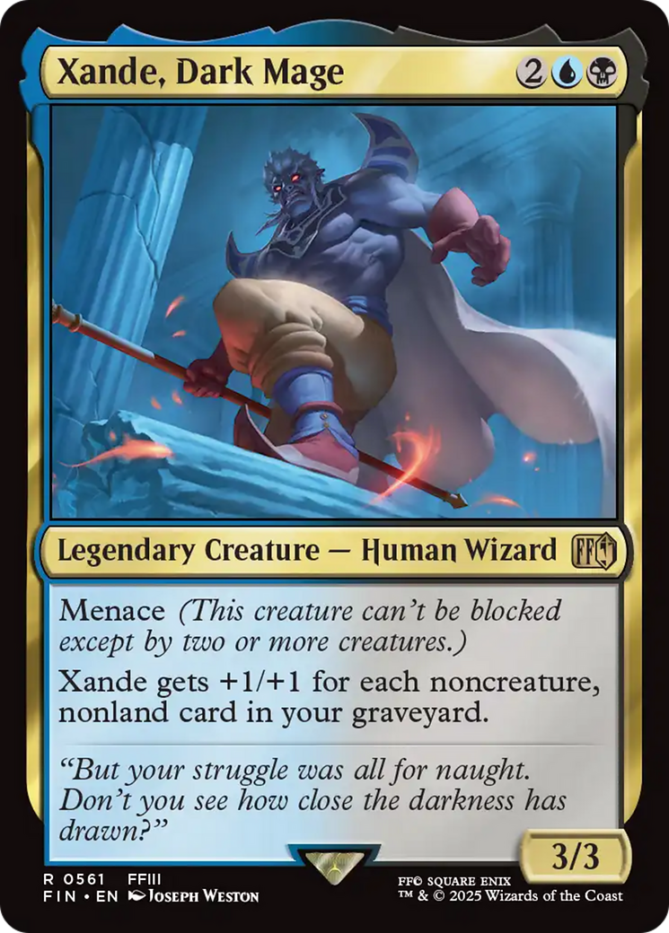 Xande, Dark Mage (FIN-561) - FINAL FANTASY | Grognard Games