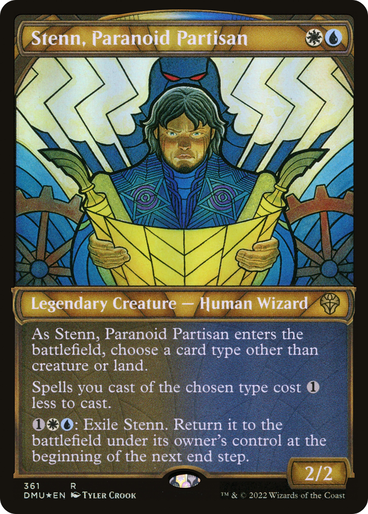 Stenn, Paranoid Partisan (Showcase Textured) [Dominaria United] | Grognard Games