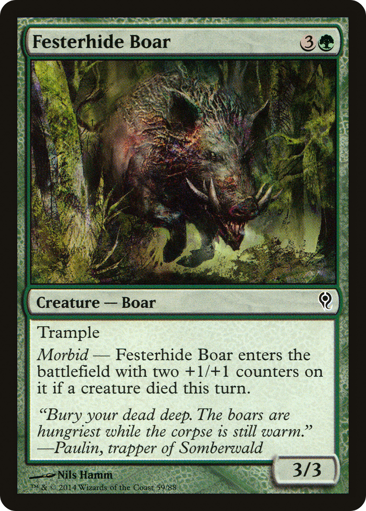 Festerhide Boar [Duel Decks: Jace vs. Vraska] | Grognard Games