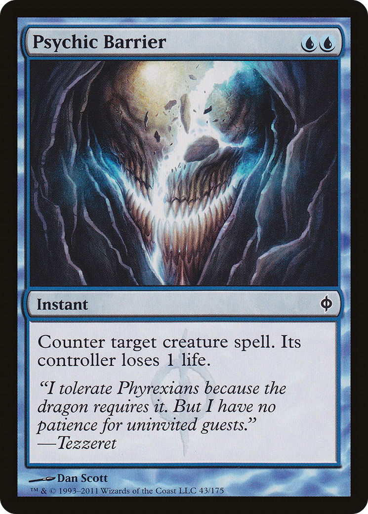 Psychic Barrier [New Phyrexia] | Grognard Games