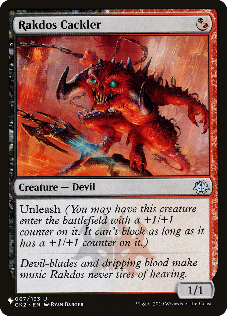Rakdos Cackler [The List] | Grognard Games
