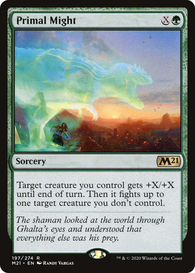 Primal Might (M21-197) - Core Set 2021 Foil | Grognard Games