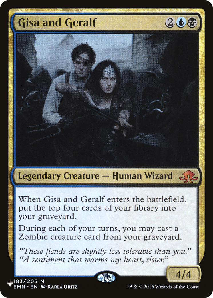 Gisa and Geralf [The List] | Grognard Games