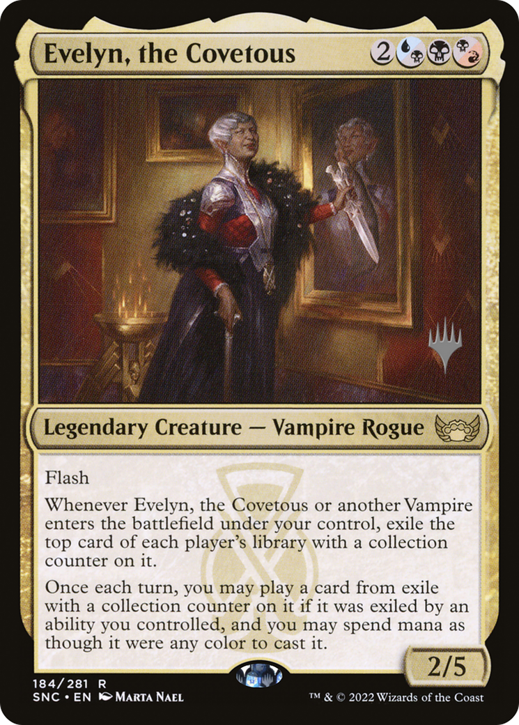 Evelyn, the Covetous (Promo Pack) [Streets of New Capenna Promos] | Grognard Games