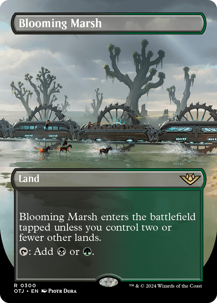 Blooming Marsh (Borderless) [Outlaws of Thunder Junction] | Grognard Games