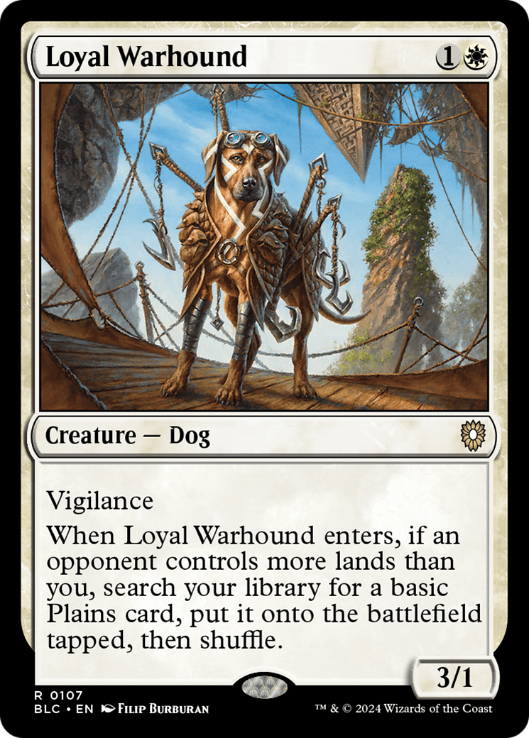 Loyal Warhound [Bloomburrow Commander] | Grognard Games