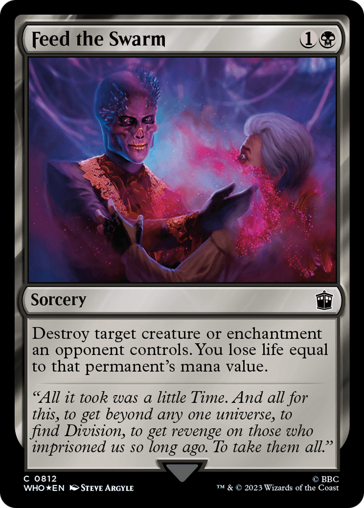 Feed the Swarm (Surge Foil) [Doctor Who] | Grognard Games