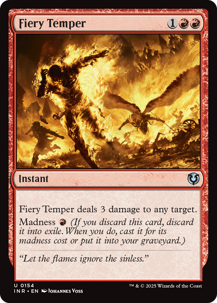 Fiery Temper [Innistrad Remastered] | Grognard Games