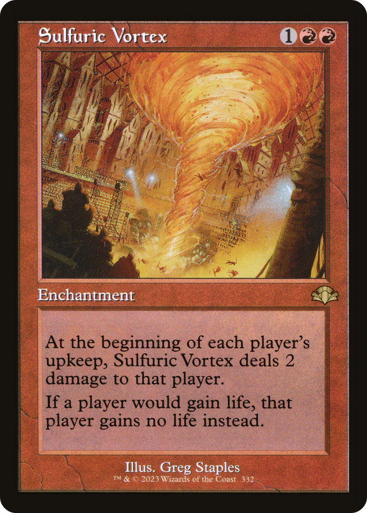 Sulfuric Vortex (Retro) [Dominaria Remastered] | Grognard Games