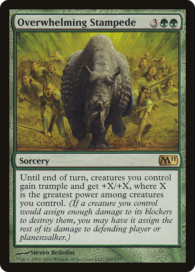 Overwhelming Stampede (M11-189) - Magic 2011 | Grognard Games
