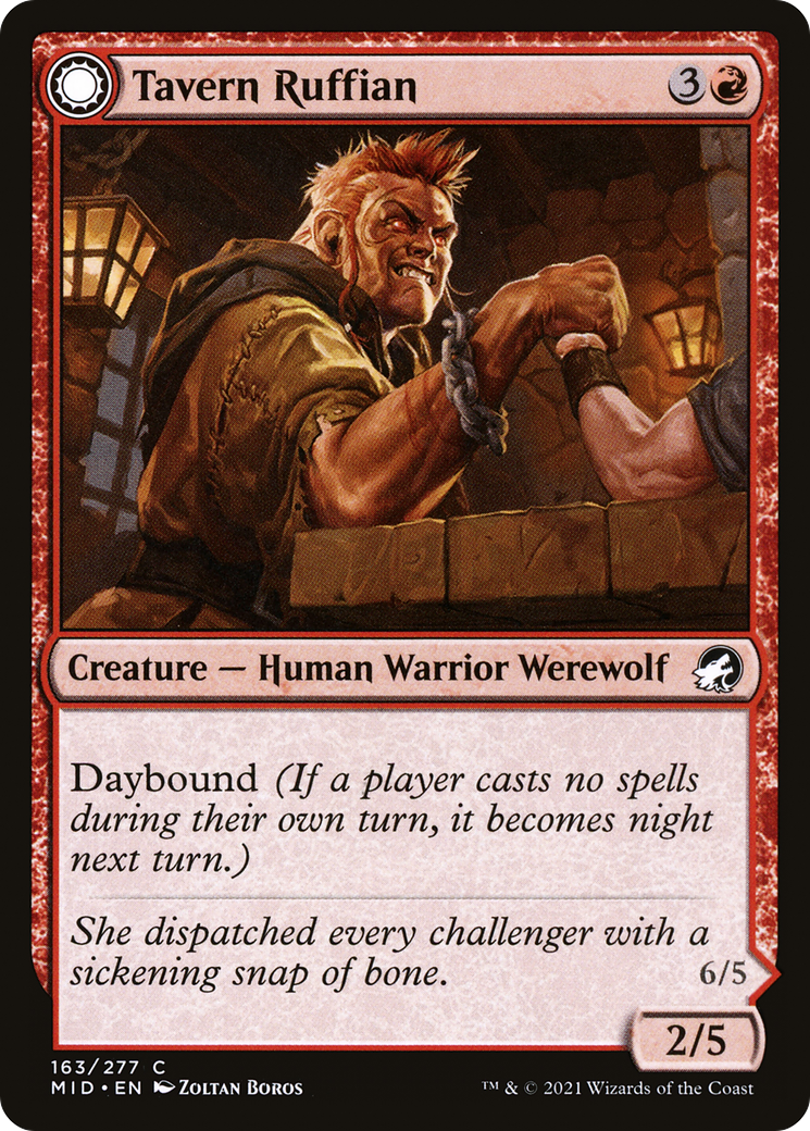 Tavern Ruffian // Tavern Smasher [Innistrad: Midnight Hunt] | Grognard Games