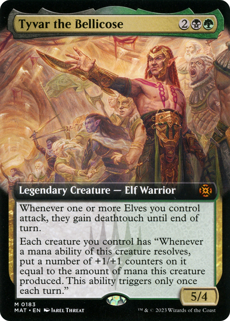 Tyvar the Bellicose (Extended Art) [March of the Machine: The Aftermath] | Grognard Games