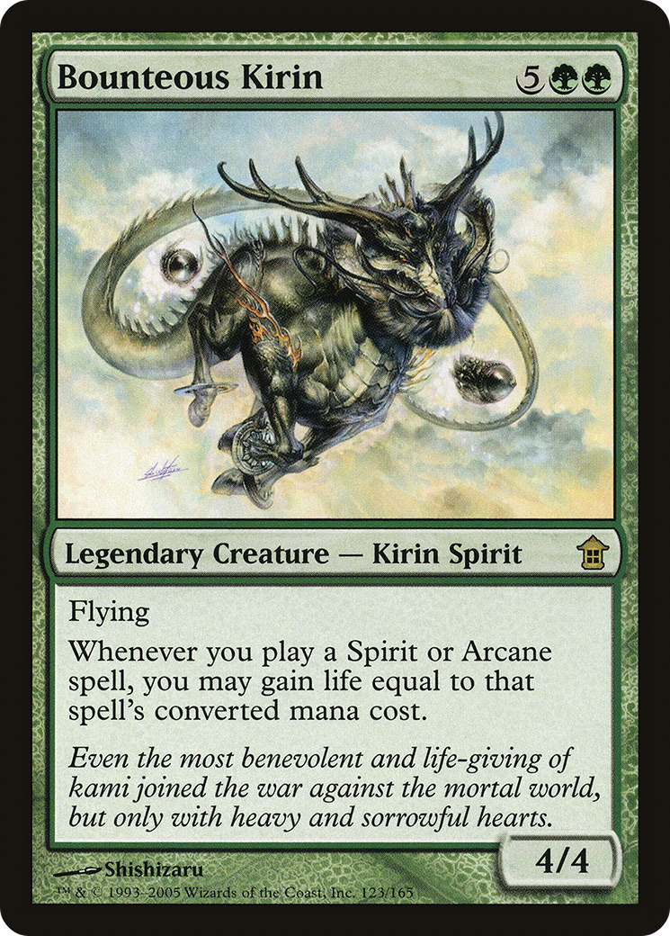 Bounteous Kirin [Saviors of Kamigawa] | Grognard Games