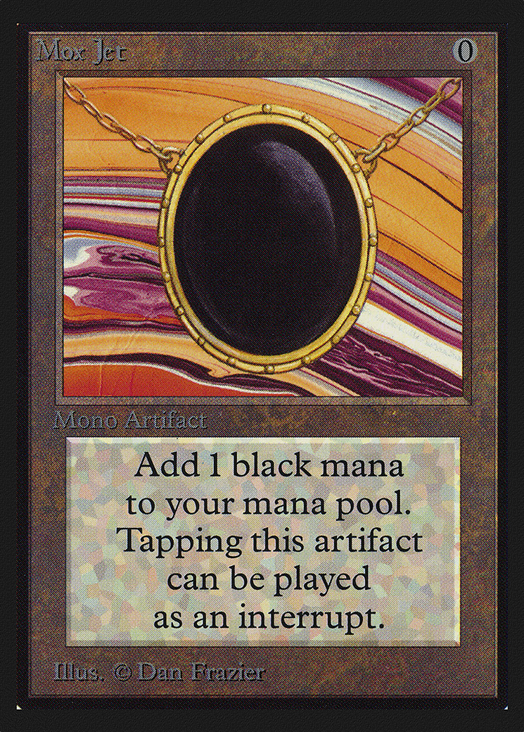 Mox Jet (Black Stone) [International Collectors’ Edition] | Grognard Games