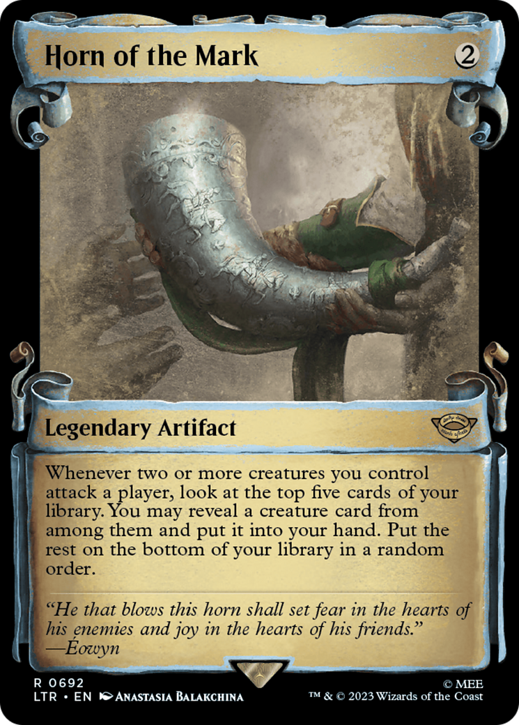 Horn of the Mark (LTR-692) - The Lord of the Rings: Tales of Middle-earth: (Showcase) Foil | Grognard Games