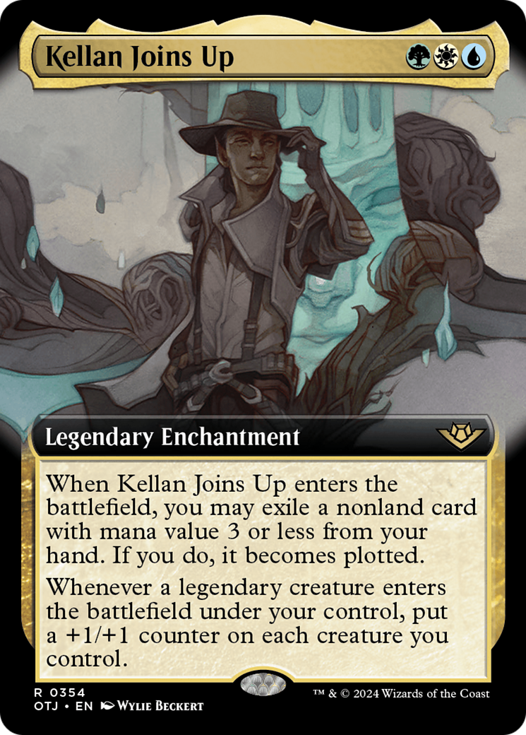 Kellan Joins Up (OTJ-354) - Outlaws of Thunder Junction: (Extended Art) Foil | Grognard Games