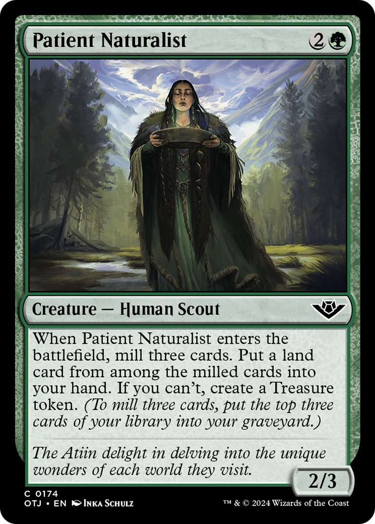 Patient Naturalist (OTJ-174) - Outlaws of Thunder Junction Foil | Grognard Games