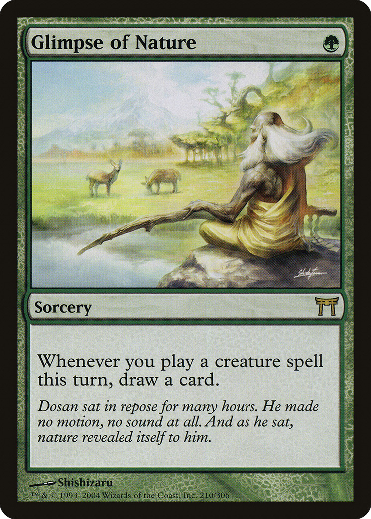 Glimpse of Nature [Champions of Kamigawa] | Grognard Games