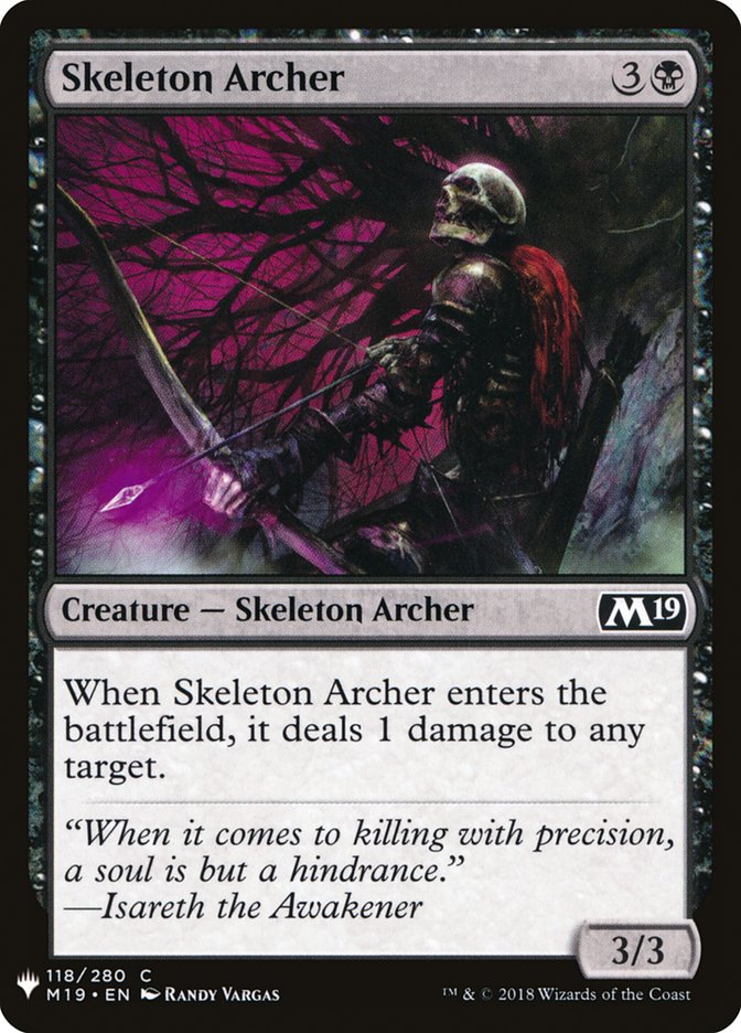 Skeleton Archer [Mystery Booster] | Grognard Games