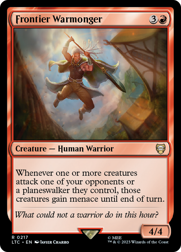 Frontier Warmonger [The Lord of the Rings: Tales of Middle-Earth Commander] | Grognard Games