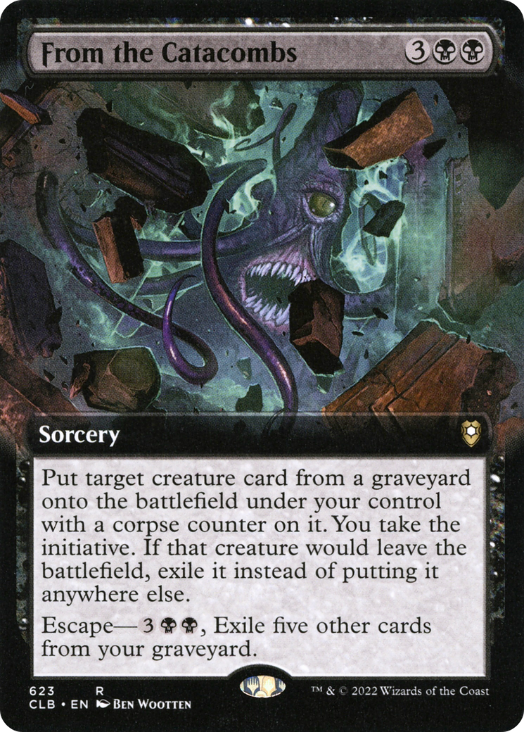 From the Catacombs (Extended Art) [Commander Legends: Battle for Baldur's Gate] | Grognard Games