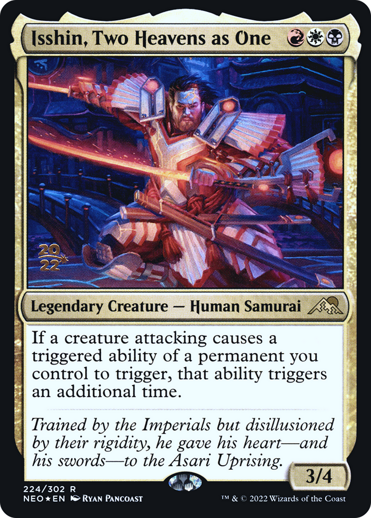 Isshin, Two Heavens as One [Kamigawa: Neon Dynasty Prerelease Promos] | Grognard Games