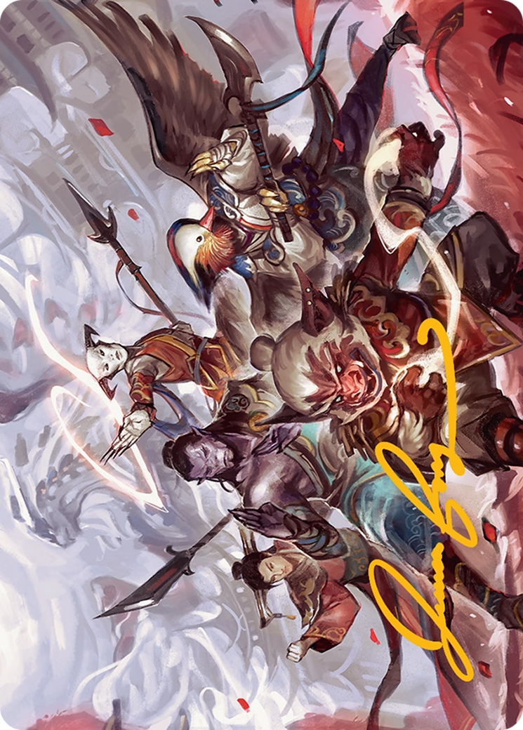 Will of the Jeskai Art Card (54/54) [Tarkir: Dragonstorm Art Series] | Grognard Games