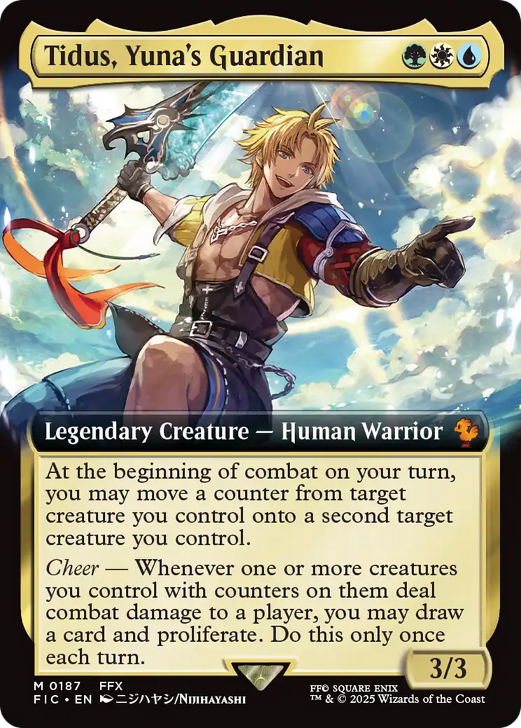 Tidus, Yuna's Guardian (Extended Art) [FINAL FANTASY Commander] | Grognard Games